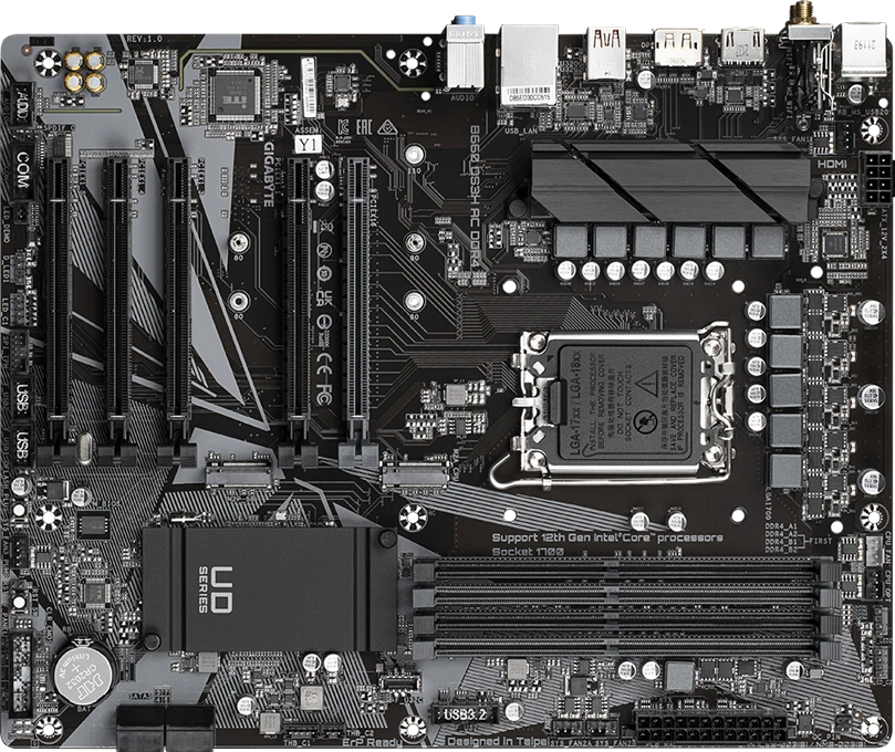 Gigabyte B660 DS3H AC DDR4 (Rev. 1.0 / 1.2)